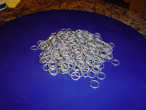 Small pile of rings
