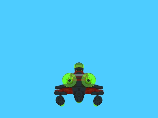 Space Ship Flyby
